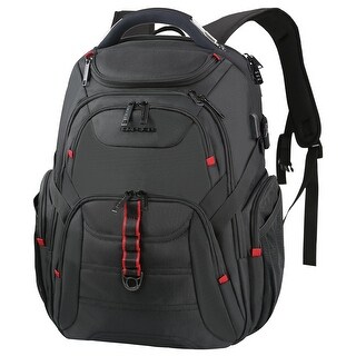 17.3 laptop backpack carry Tanka Business Laptop Backpack Commuter Travel 17.3 Inch Carry On, Black