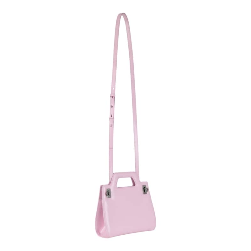 Ferragamo Mini Wanda Leather Top-Handle Bag