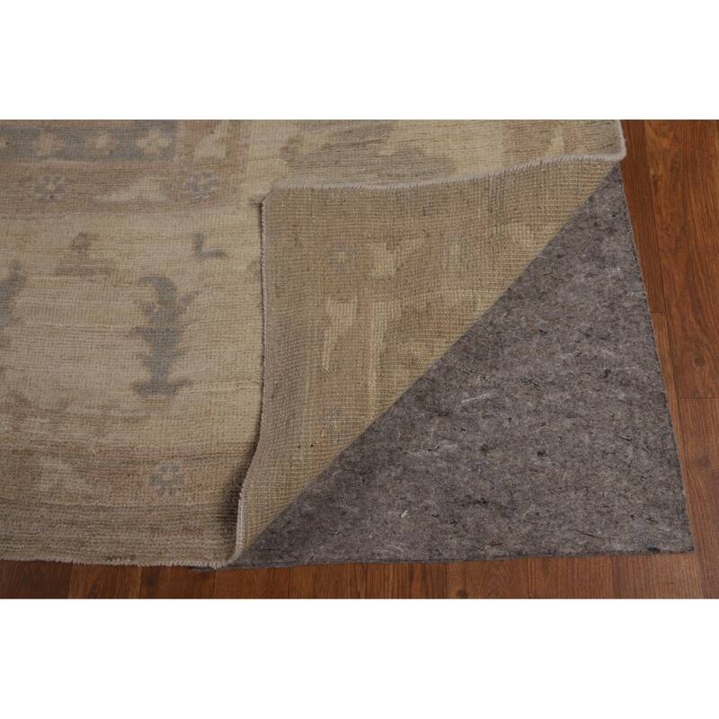 Oushak Oriental Large Area Rug Hand-Knotted Vegetable Dye Wool Carpet - 10'2"x 13'10"