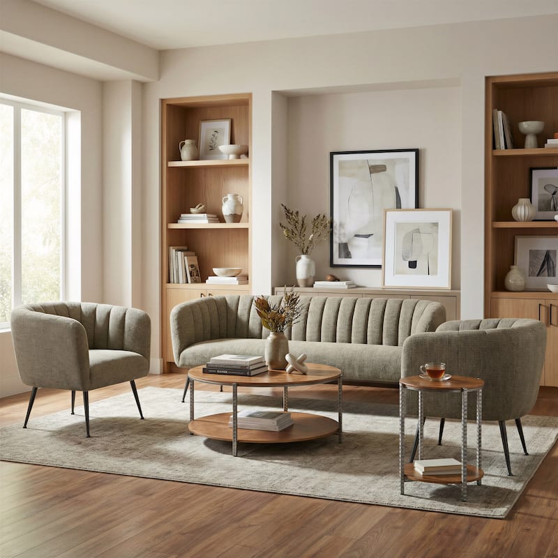 Adna Side Table Brown