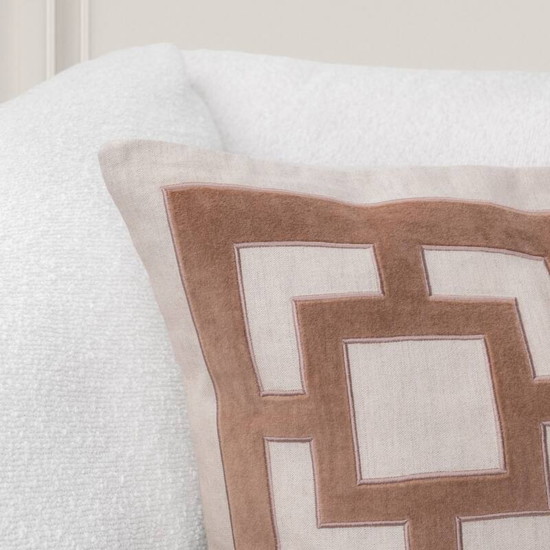 Villa by Classic Home Corbin Cotton Blend Throw Pillow