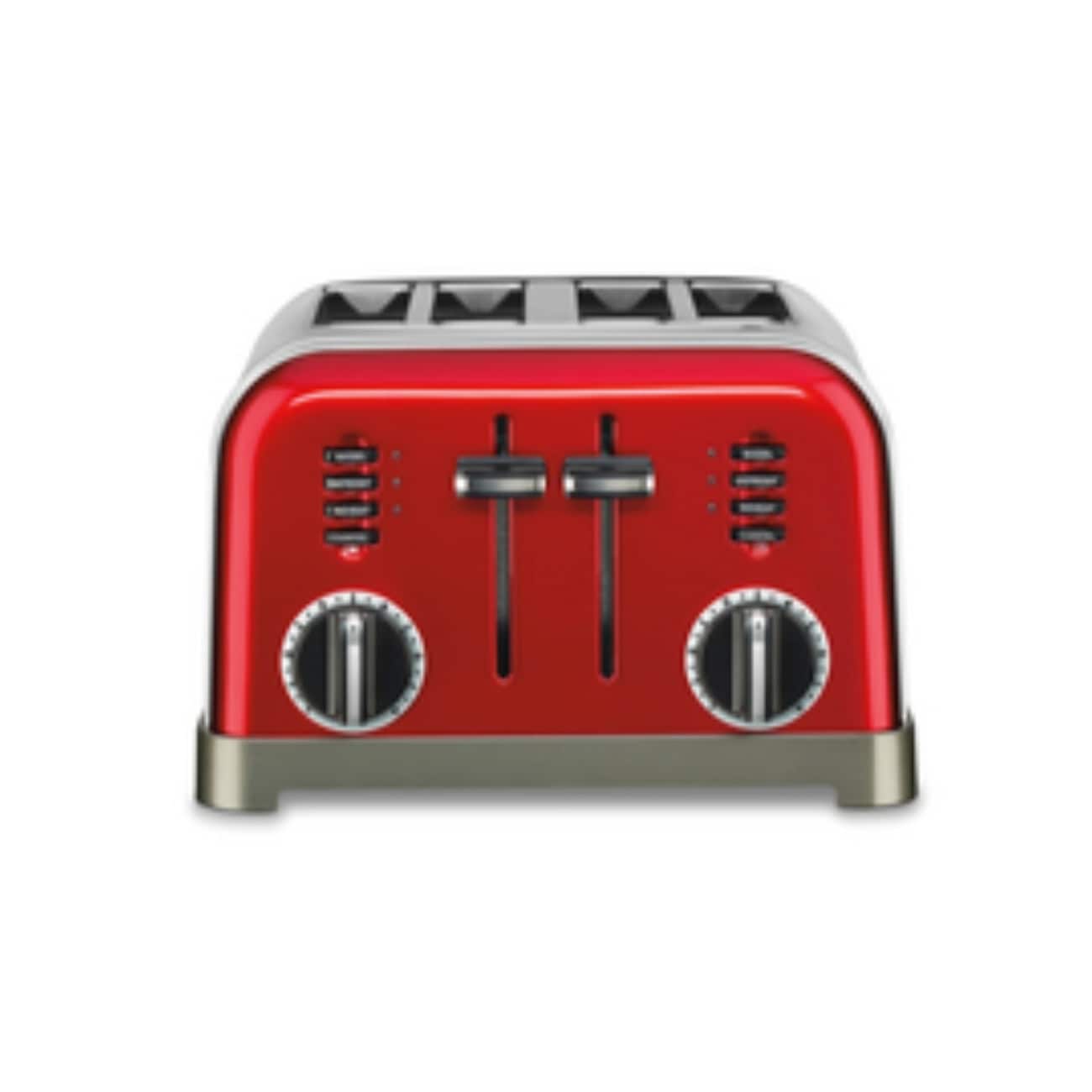 Cuisinart 4-Slice Classic Metal Toaster | Metallic Red
