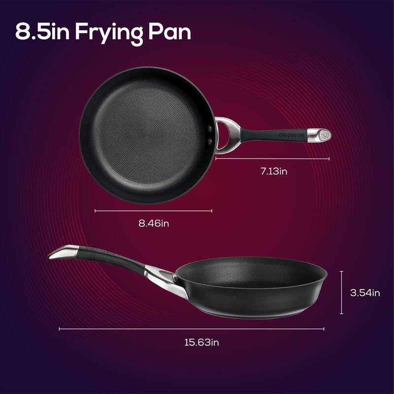 Circulon Symmetry Hard Anodized Nonstick Induction Frying Pan, 8.5Inch