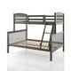 preview thumbnail 27 of 29, Furniture of America Hayes Twin over Full Solid Wood Detachable Bunk Bed with Ladder
