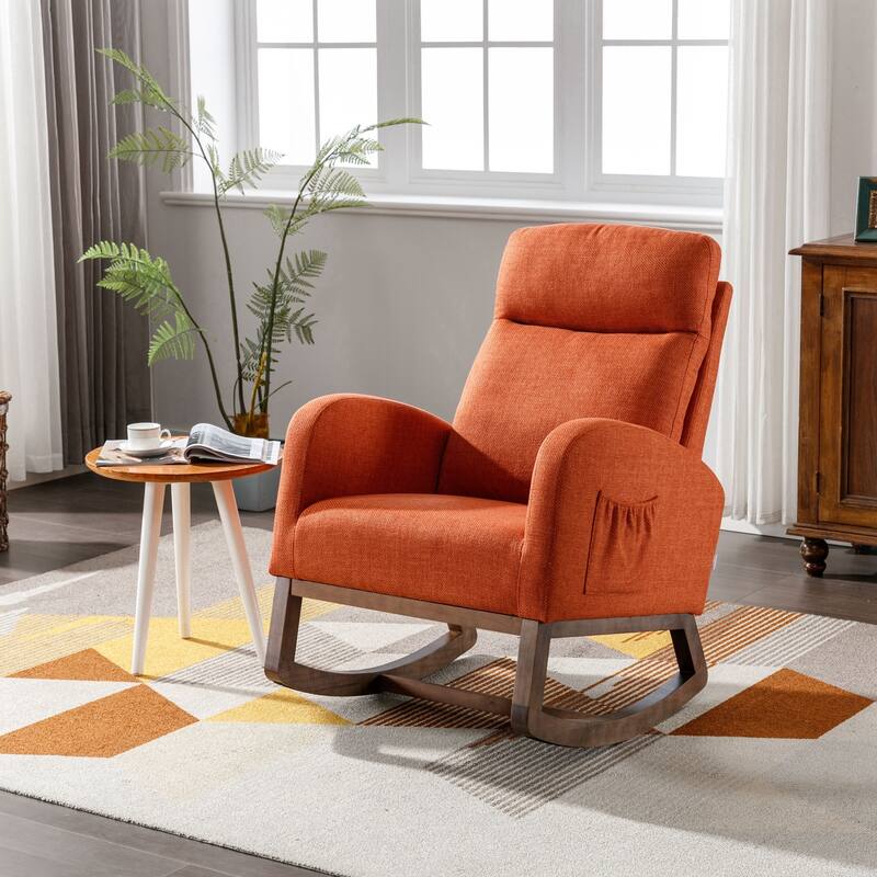 Comfortable High Backrest Rocking Chair Bed Bath & Beyond 38206690