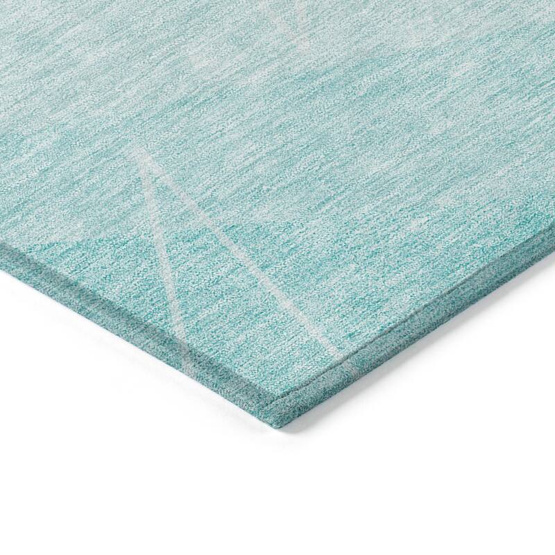 Machine Washable Indoor/ Outdoor Chantille Modern Prism Rug