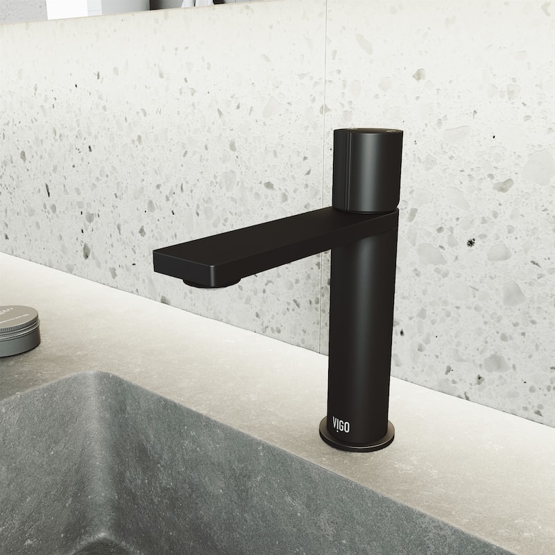 VIGO Halsey 8" H Single Handle Single Hole Bathroom Faucet