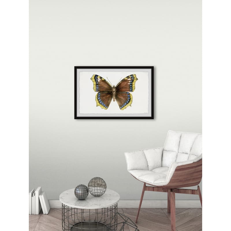 Bright Blue Spots Framed Print