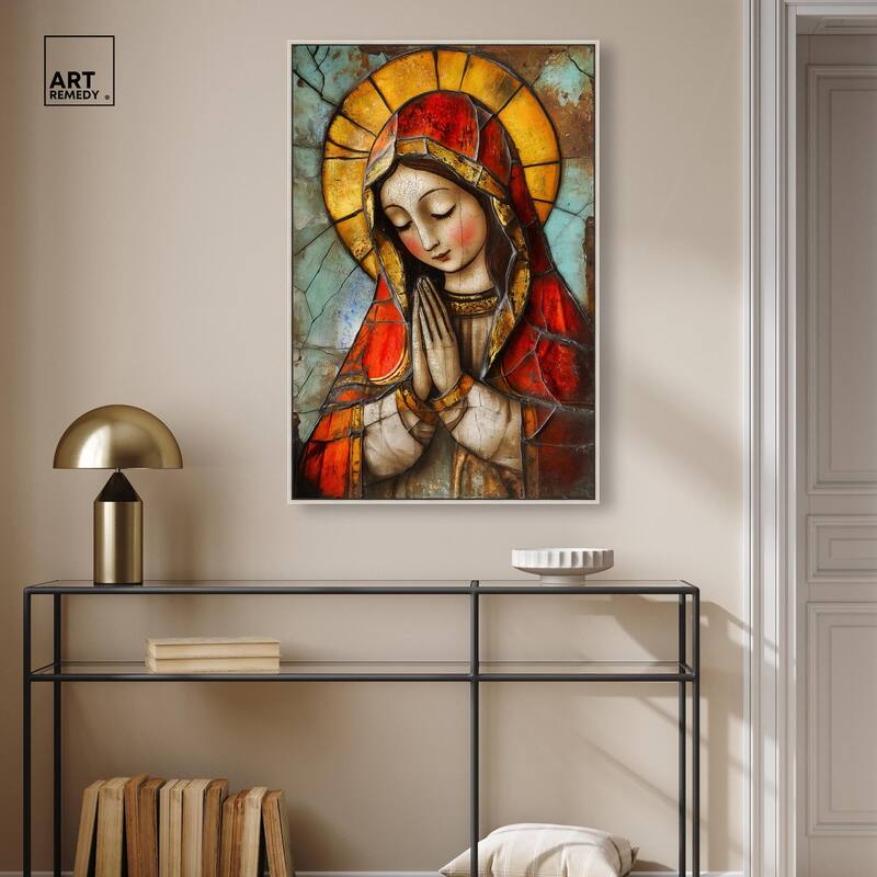 Ancient Supplication Canvas by Art Remedy