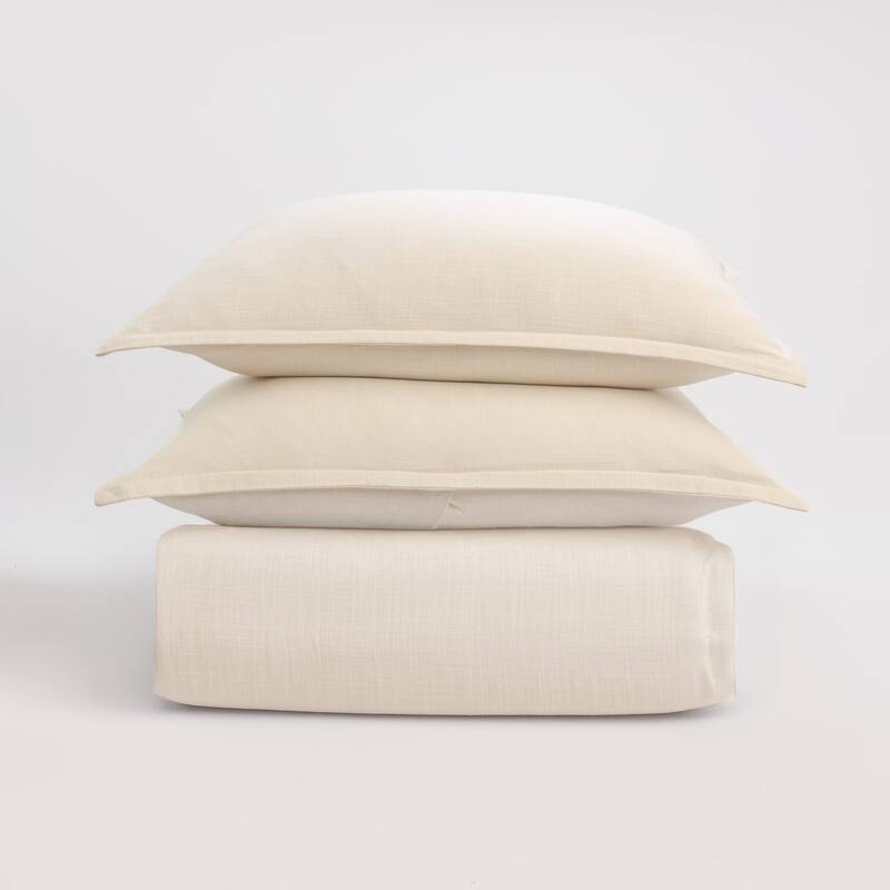 Pure, Cotton, Ivory, Duvet Cover