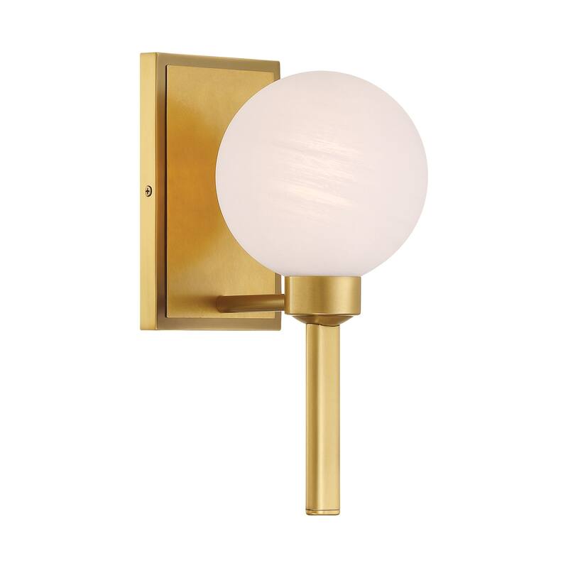 Minka Lavery 3491 Mooncrest 13" Tall Bathroom Sconce with Etched Glass