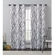 preview thumbnail 1 of 54, VCNY Home Kingdom Branch Blackout Curtain Panel 40" x 84" - Brown