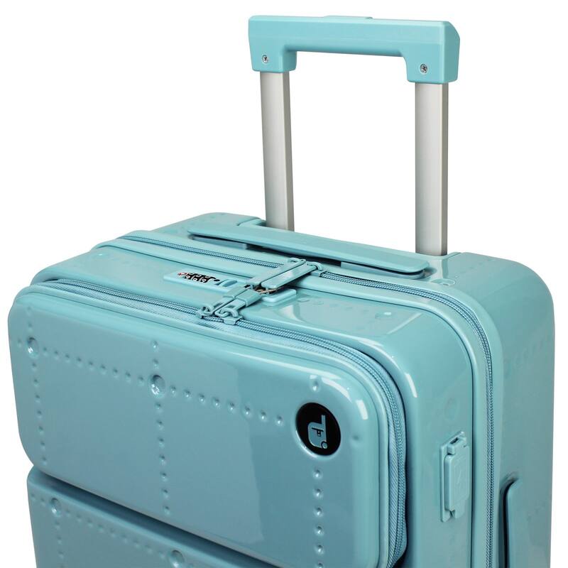 Smart Lightweight Carry-On Luggage with USB-A & USB-C Ports
