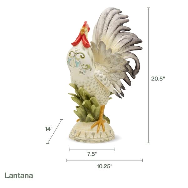 fitz and floyd rooster figurine