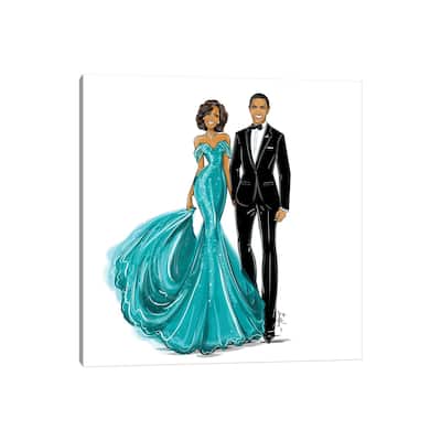 iCanvas "Michelle & Barack Obama" by Emma Kenny Canvas Print