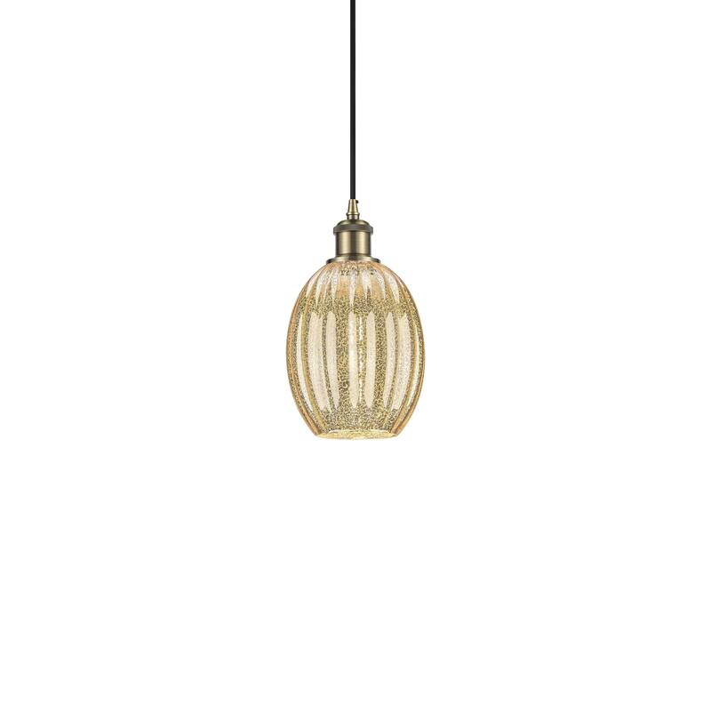 Innovations Lighting 516-1P-11-7 Preston Pendant Preston 7" Wide Mini - Antique Brass / Mercury