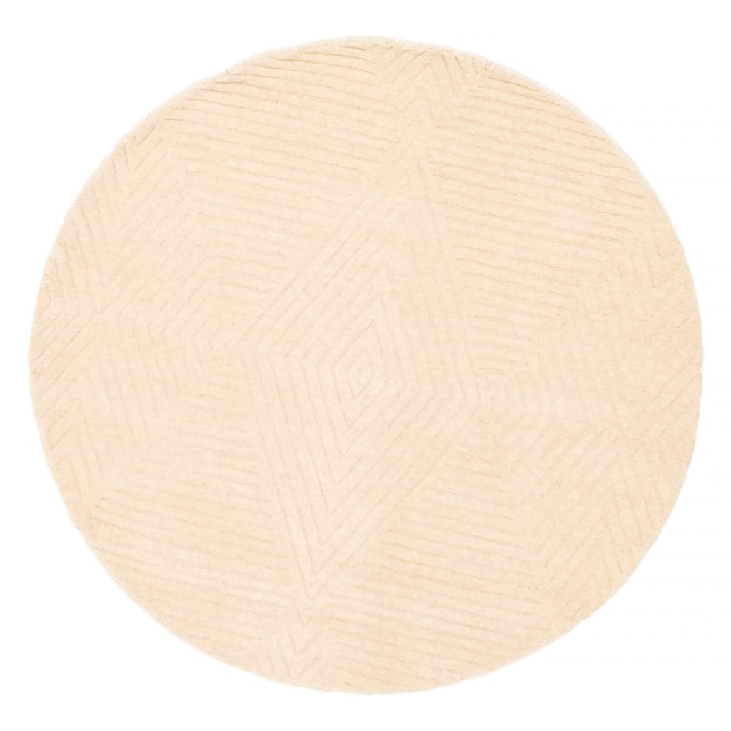 Kashkuli Gabbeh Beige Rug 3'11" x 3'11" - 3'11 x 3'11