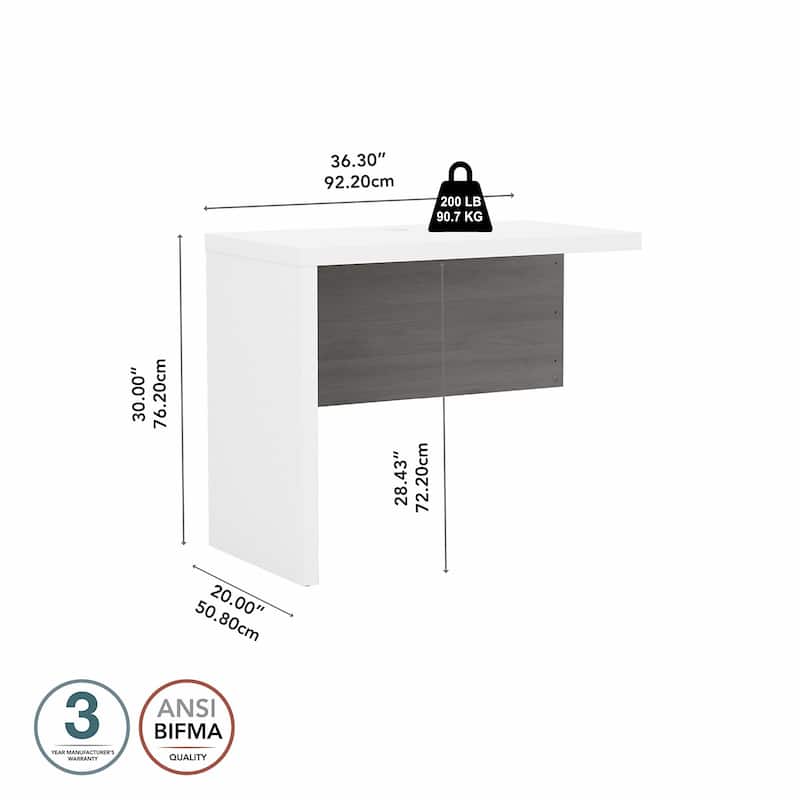 Echo 36W Desk Return by Bush Business Furniture