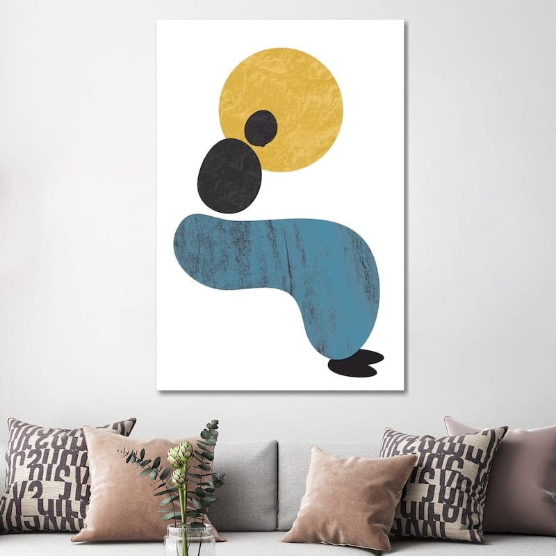 iCanvas "Abstract Lady" by Flatowl Canvas Print