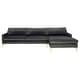 preview thumbnail 8 of 7, SAFAVIEH Couture Brayson Chaise Sectional Sofa - Dark Grey