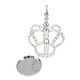 preview thumbnail 7 of 17, Crystal Bead Crown Decor Centerpiece Accent Piece Tabletop with Mirror
