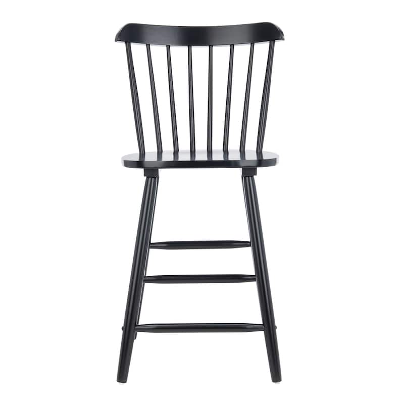 SAFAVIEH Arra 24-inch Spindle Farmhouse Counter Stool (Set of 2) - 19.9" x 20.1" x 43.1" - 20"W x 20"D x 38"H