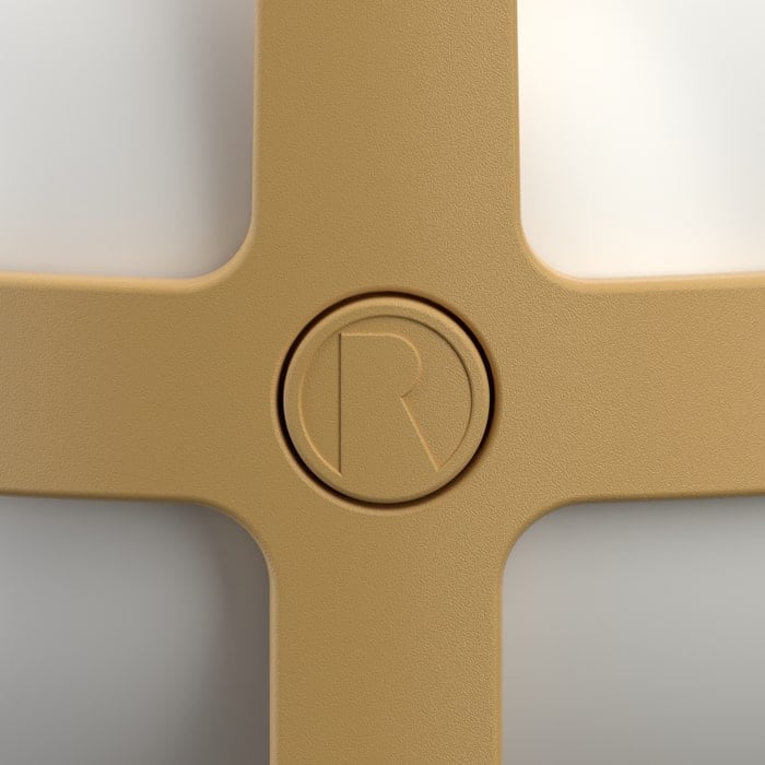 Soft Spot Solar Circular Lantern, Wheat