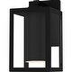 preview thumbnail 5 of 3, Earth Black LED Outdoor Wall Lantern from the Westover Collection