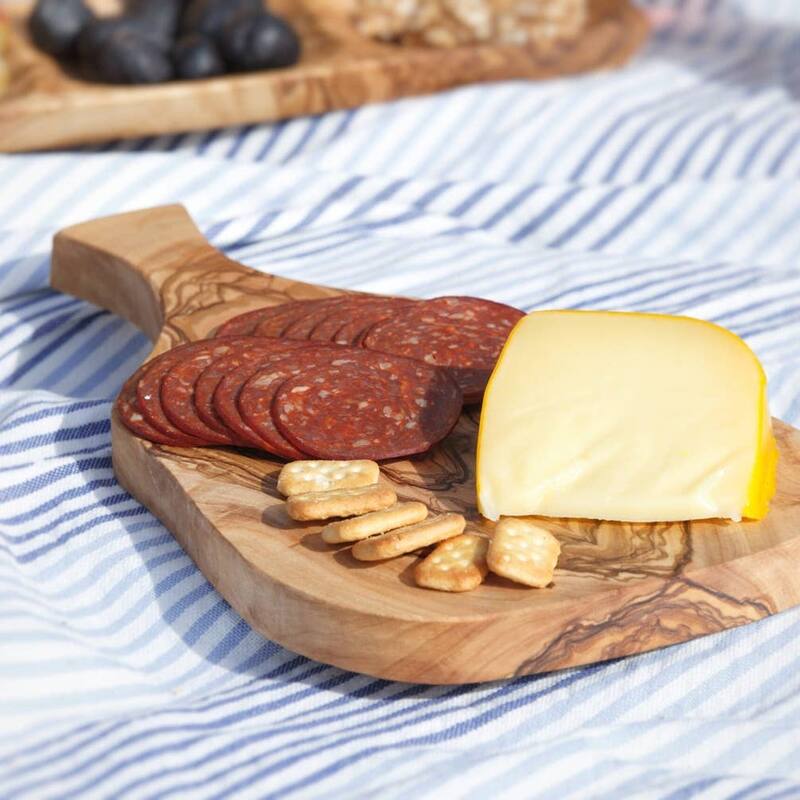 Medium olive wood cutting, serving board