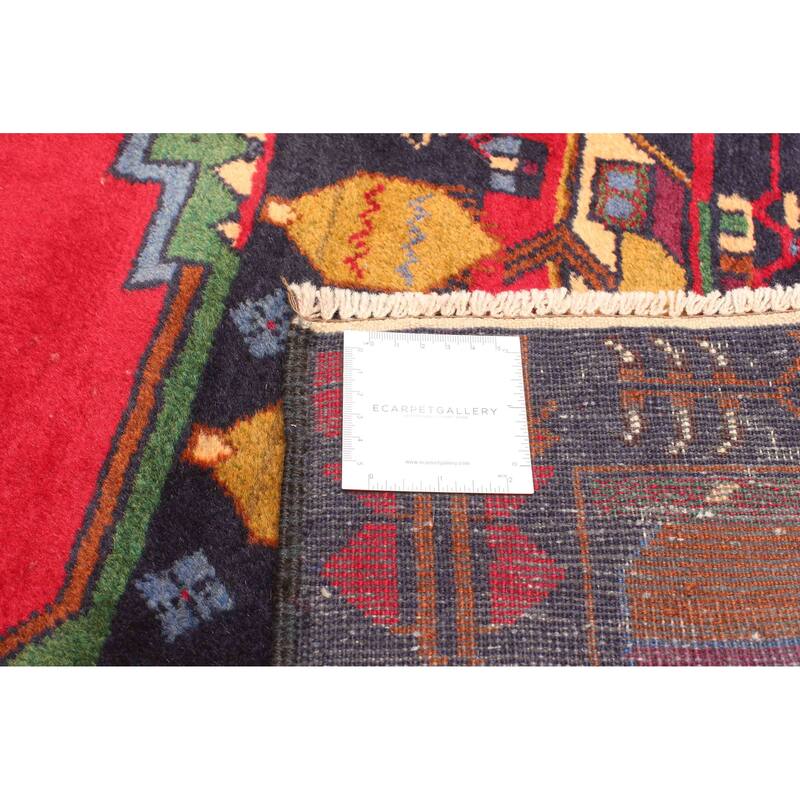 ECARPETGALLERY Hand-knotted Teimani Dark Navy Wool Rug - 3'4 x 5'5