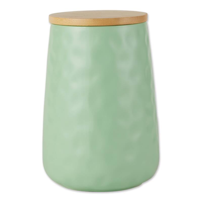 Matte Dimple Texture Ceramic Canister (Set of 2) - 3.25 Cup/5.75 Cup