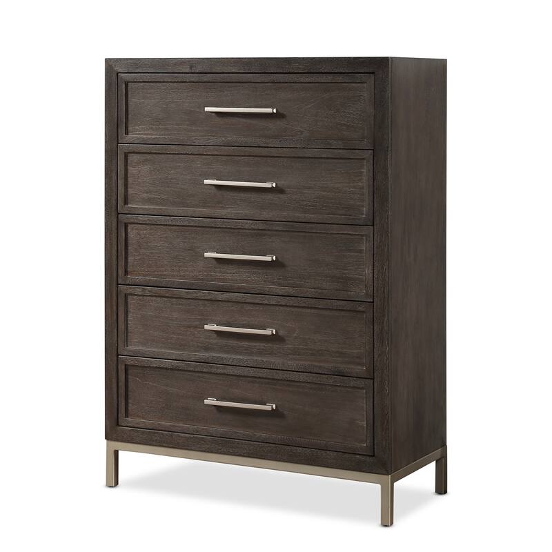 Steve Silver Bremond Walnut 5-drawer Chest
