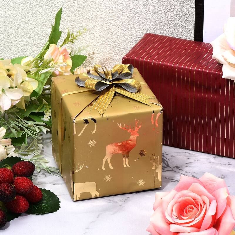 40Pcs 2" Pull Bows Present Wrapping String Bows Striped Style Ribbon