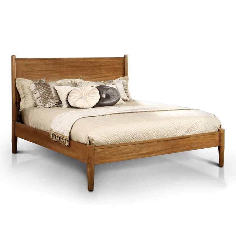 Furniture of America Fopp Mid-century Solid Wood Platform Bed