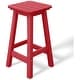 preview thumbnail 4 of 5, Laguna Hdpe All Weather Outdoor Patio 24" Square Counter Stool