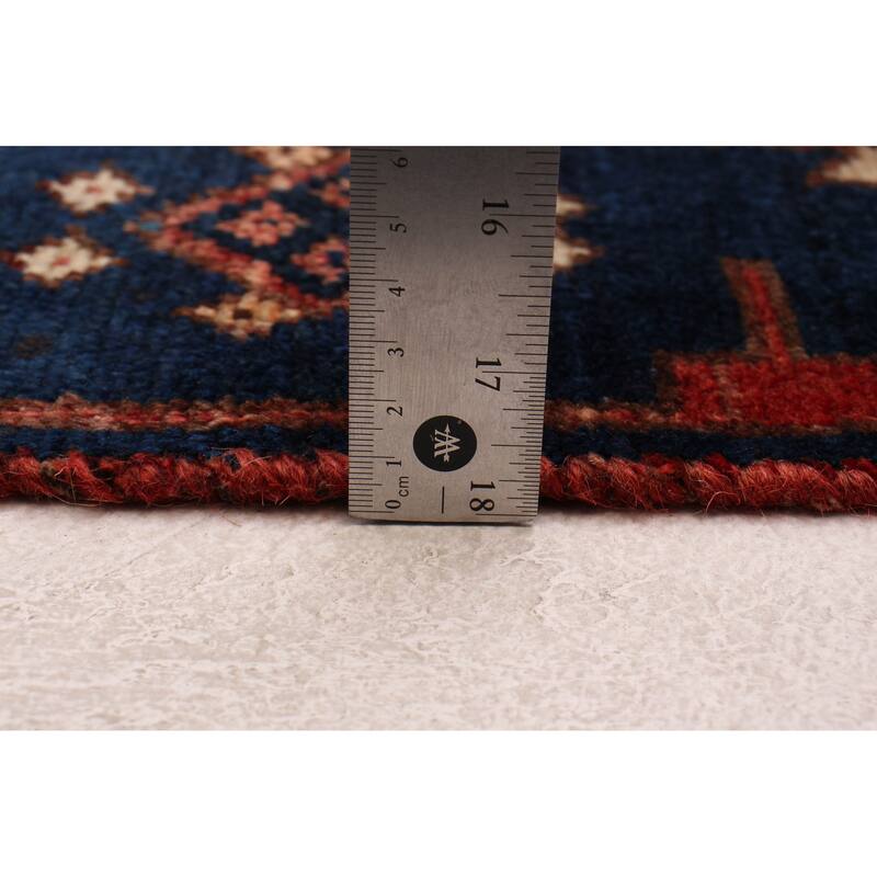 ECARPETGALLERY Hand-knotted Anadol Red Wool Rug - 3'3 x 9'8
