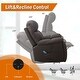 preview thumbnail 18 of 25, Super Soft And Large Power Lift Recliner Chair with Massage and Heat