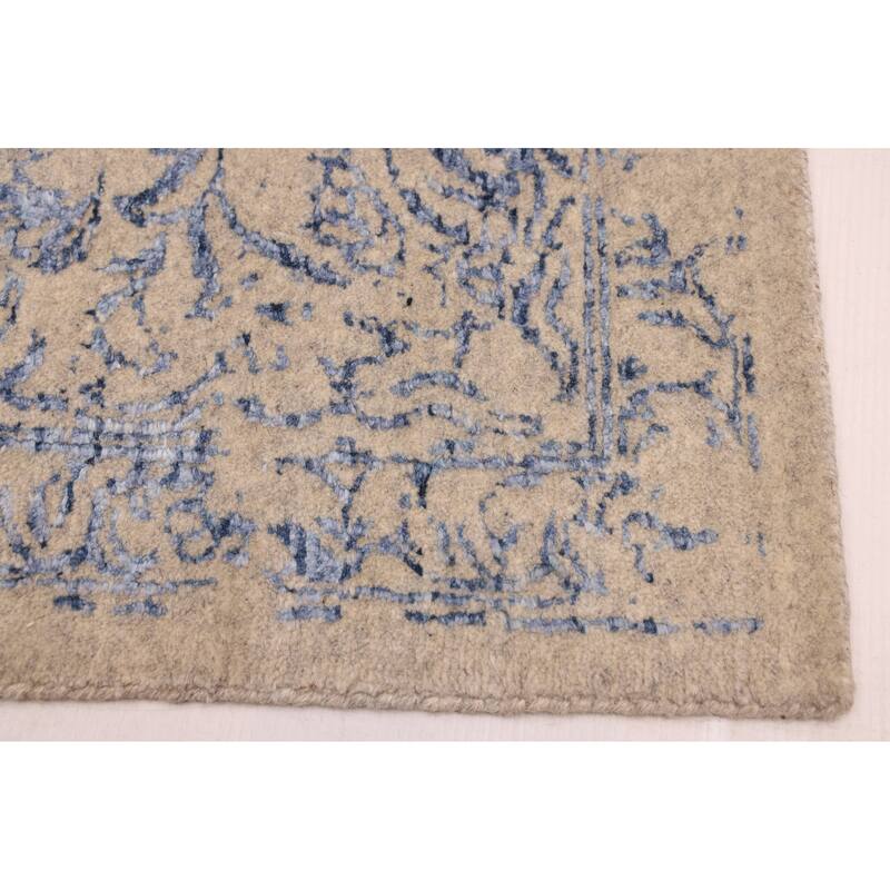 ECARPETGALLERY Hand Loomed Elysian Light Khaki Rug - 8'0 x 9'11