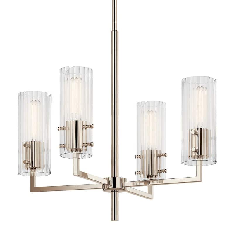 Kichler 52678 Velestino 4 Light 21" Wide Chandelier - Polished Nickel