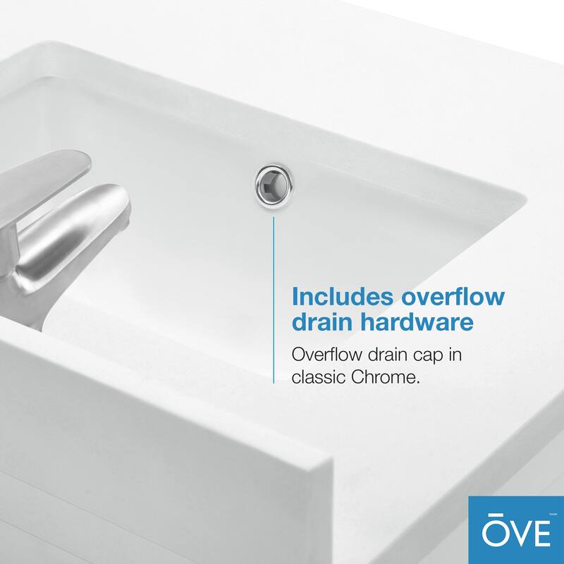 OVE Decors Tahoe 60 in. Almond Latte Vanity with 2 Mirrors included