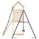 preview thumbnail 6 of 17, vidaXL Swing Set Outdoor Backyard Wooden Playground Equipment for Kids Age 3-8