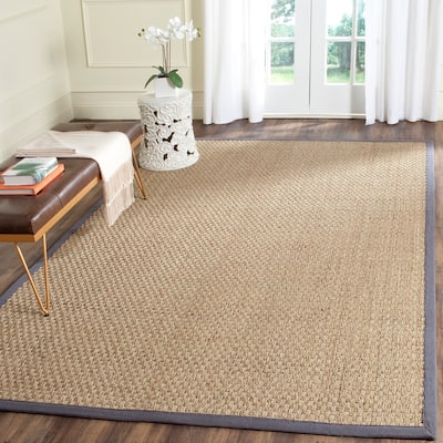 SAFAVIEH Natural Fiber Marina Basketweave Seagrass Rug