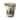 Paseo Road by HiEnd Accents Joshua Snow Wastebasket, 1PC - Tan/Green