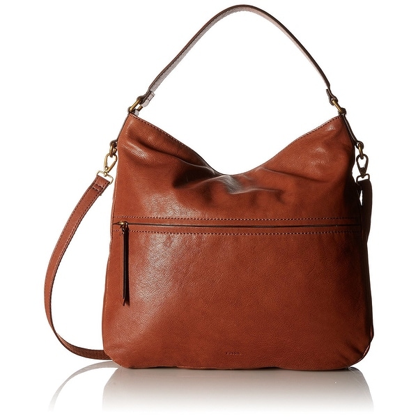 fossil leather hobo bags