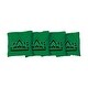 preview thumbnail 1 of 1, Delta State DSU Statesmen Green Cornhole Bags All-Weather Resin Filled
