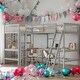 preview thumbnail 1 of 13, Twin Size Wood L-Shaped Loft Bed With Ladder And 2 Built-in L-Shaped Desks,Sturdy Frame Grey