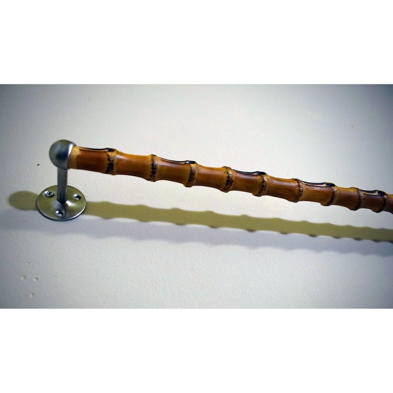 Vietnamese Hand-crafted All-natural Wall-mounted Bamboo Towel Rack