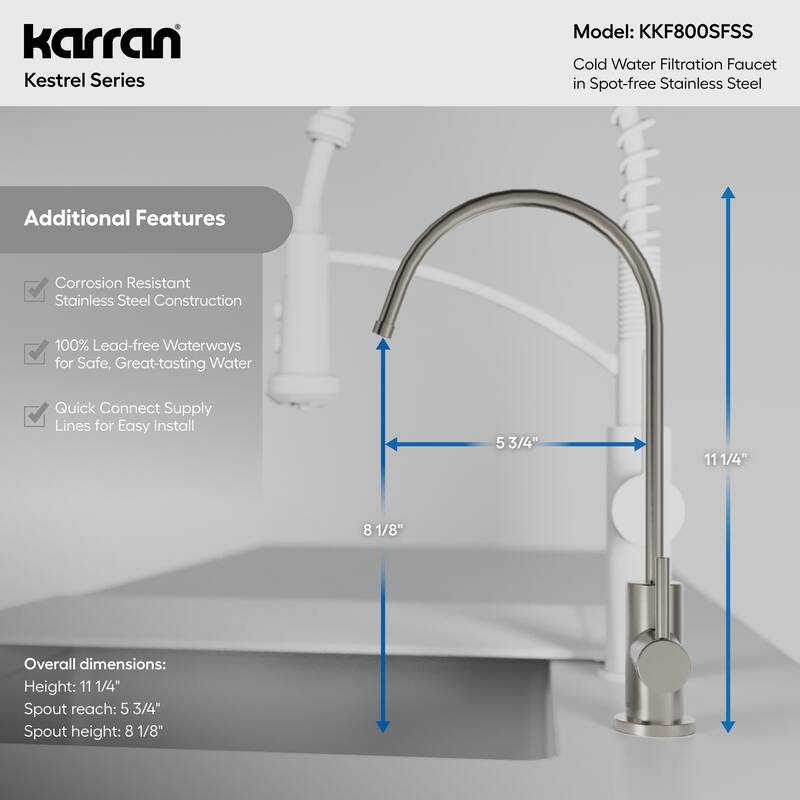 Karran Kestrel Single Handle Beverage Faucet