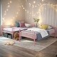 preview thumbnail 2 of 11, Modern Style Twin Over Twin Metal Bunk Bed,Easy Assembly,No box spring needed,Sturdy System