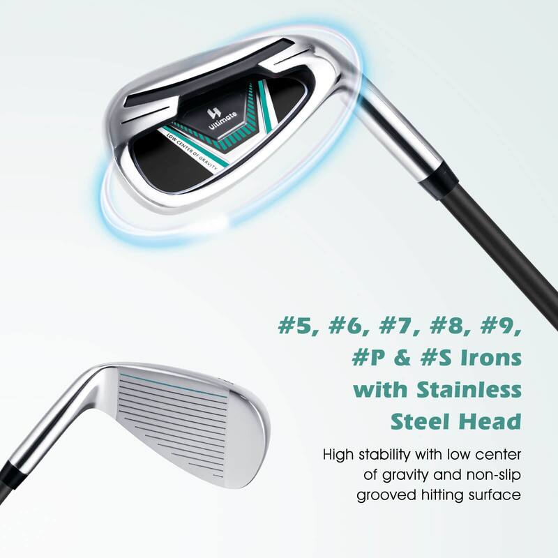 Ultimate Men's Complete Golf Club Set Golf Club Package Set incl 460CC - See Details